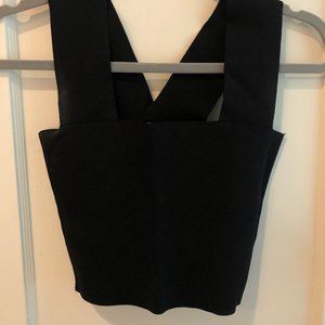 Black SEEK Crop Top